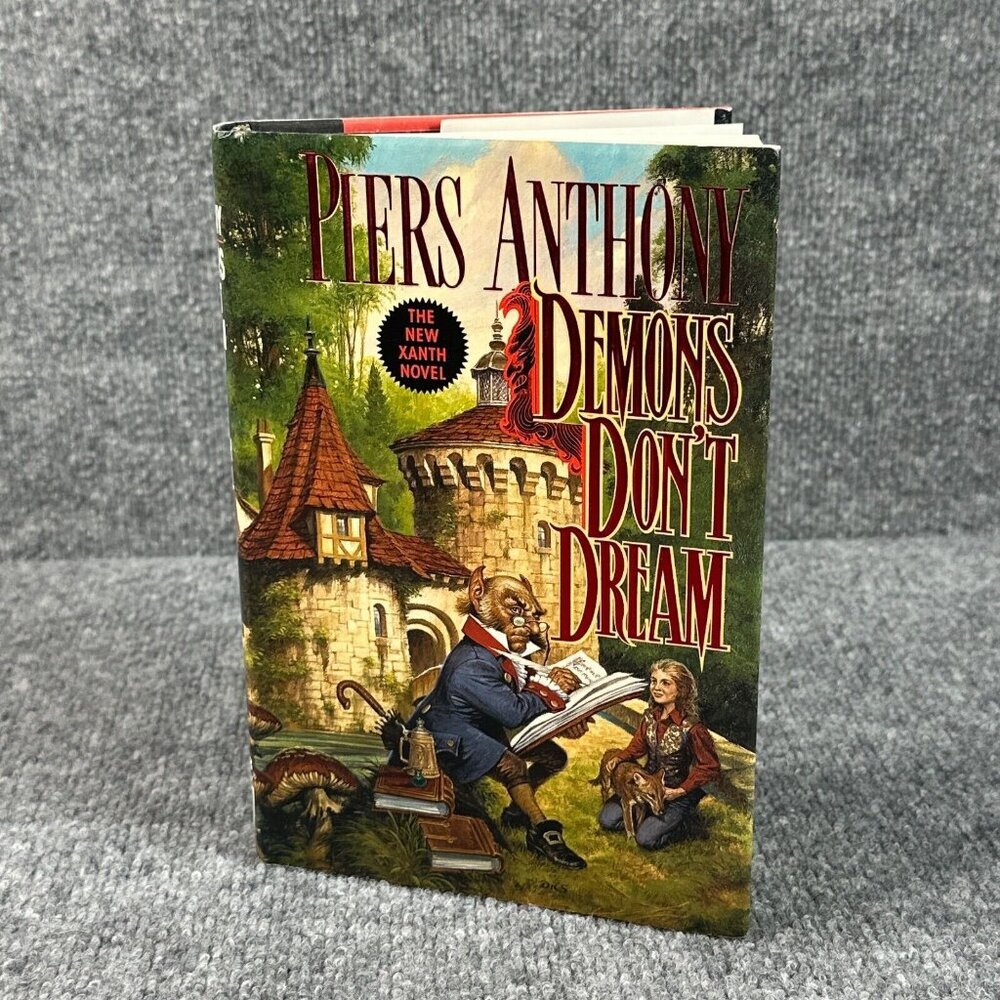 Demon's Don't Dream Piers Anthony First Edition 1993 Hardcover Book